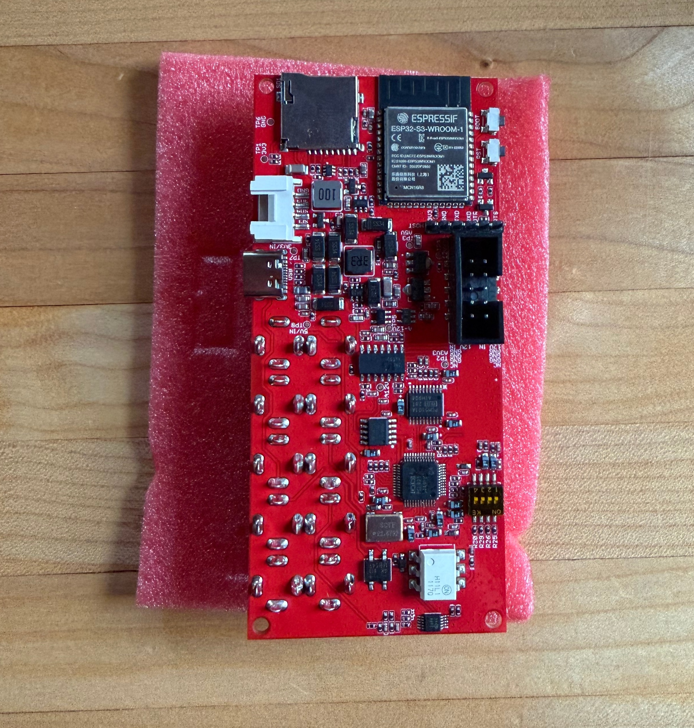 AMYboard PCB detail